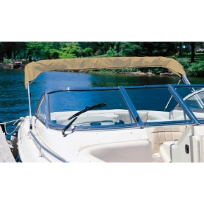 TaylorMade Housse de toit Bimini de ponton à tubes carrés