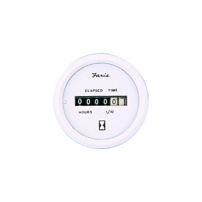 Faria Compteur d'heure série tout blanc