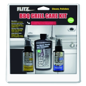 Flitz Ensemble d entretien pour grille de BBQ
