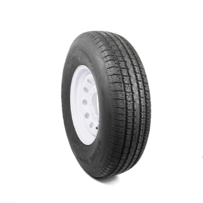 CarlisleTire Pneu et roue blanche assemblé 
