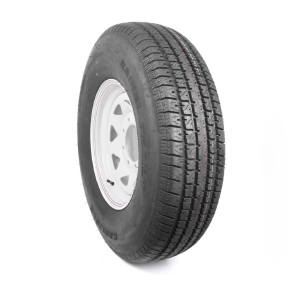 CarlisleTire Pneu et roue blanche assemblé 