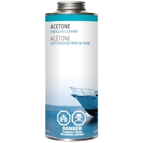 CaptainPhab Nettoyant à l acétone pour fibre de verre