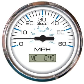 Faria Indicateur de vitesse, 60 MPH