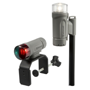 Attwood Ensemble de lumières de navigation portables avec pince, pôle filetée