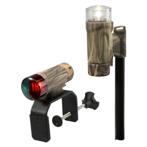Attwood Ensemble de lumières de navigation portables avec pince, pôle filetée