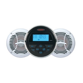 Jensen Récepteur audio AM/FM/USB Bluetooth et une paire d haut-parleurs