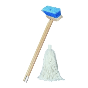 StarBrite Manche en bois 2 pièces avec brosse standard 8
